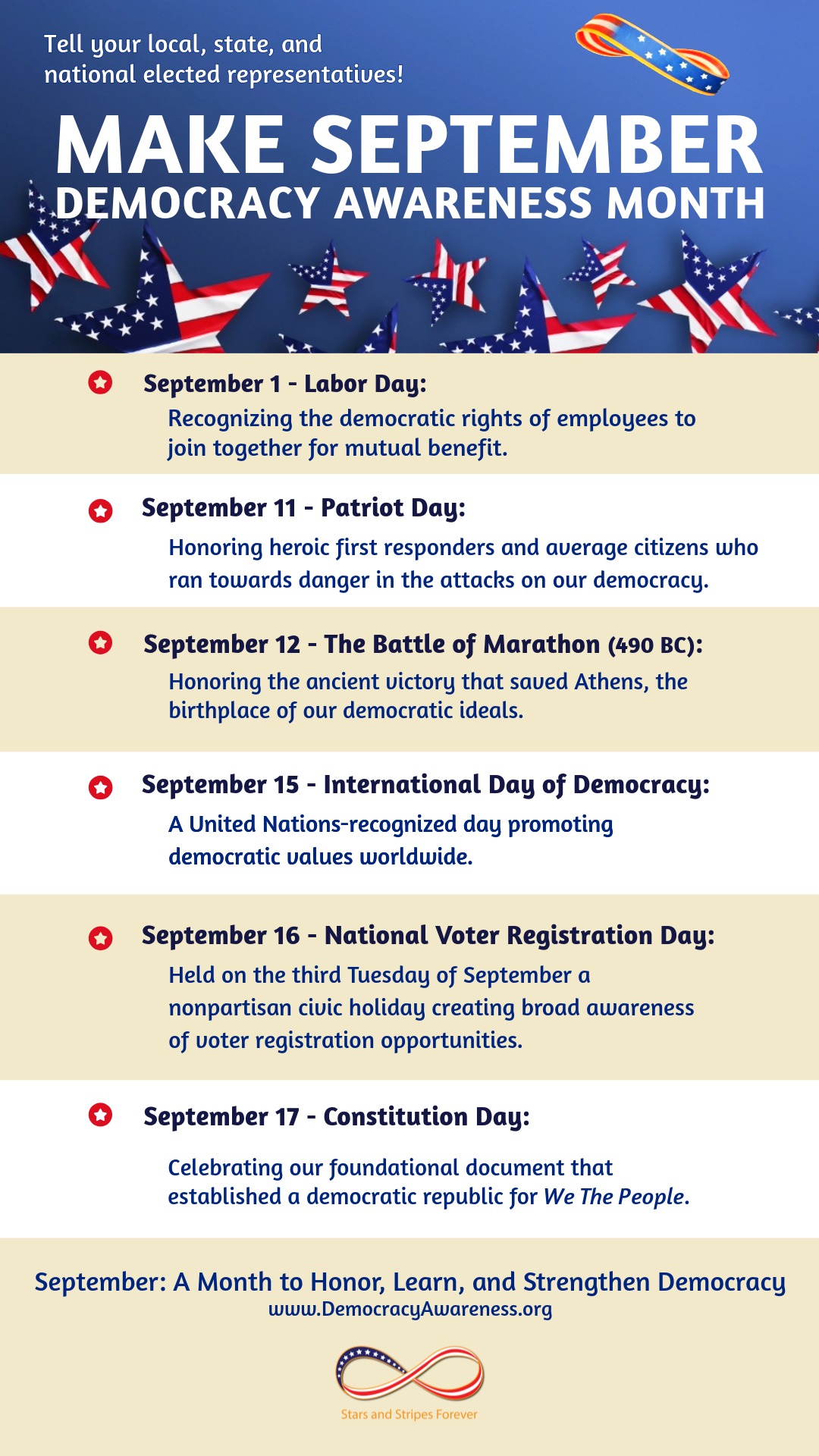 September is Democracy Awareness Month